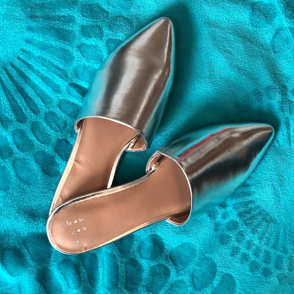 NEW silver mules! - Picture 4 of 7